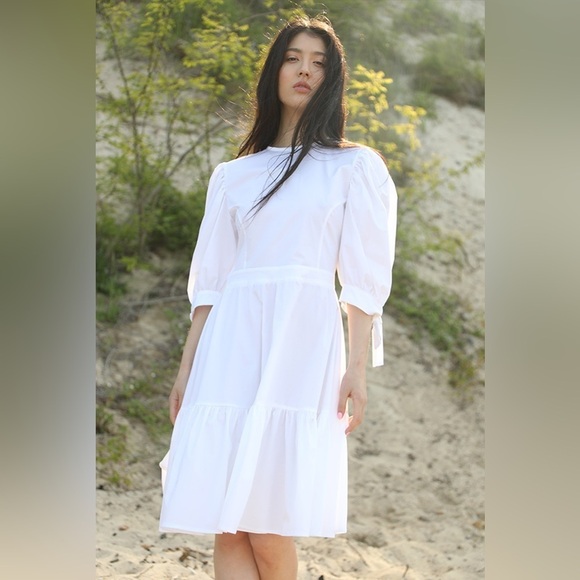 MONICA NERA Caroline Cotton Dress - Picture 1 of 13